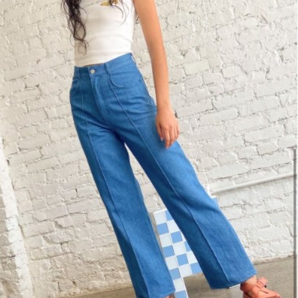 Lisa Says Gah - Robyn Jeans - Light Indigo Blue - Size 33